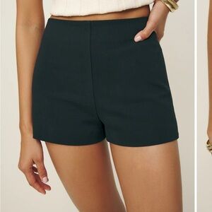 Reformation Black High Waist Women's Shorts